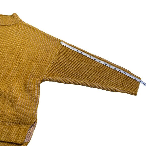 Topshop Oversized Slouchy Relaxed Fit Drop Shoulder Cozy Mock Neck Sweater 4-6 - Picture 9 of 15